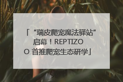 “瑞皮爬宠魔法驿站” 启幕！REPTIZOO 首推爬宠生态研学