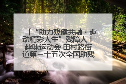 “助力残健共融・趣动精彩人生”残障人士趣味运动会 田村路街道第三十五次全国助残日主题活动圆满举办