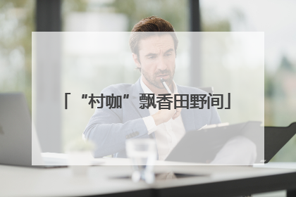 “村咖”飘香田野间
