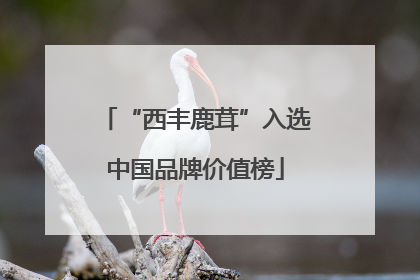 “西丰鹿茸”入选中国品牌价值榜
