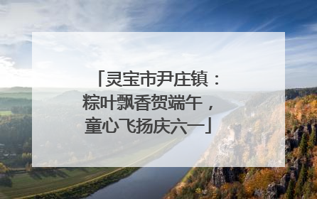 灵宝市尹庄镇：粽叶飘香贺端午，童心飞扬庆六一