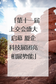 第十一届上交会盛大启幕 厦企科技展团亮相展势能