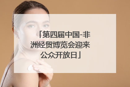 第四届中国-非洲经贸博览会迎来公众开放日