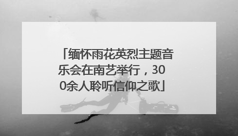 缅怀雨花英烈主题音乐会在南艺举行，300余人聆听信仰之歌