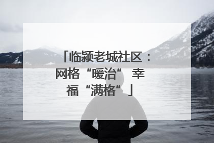 临颍老城社区：网格“暖治” 幸福“满格”
