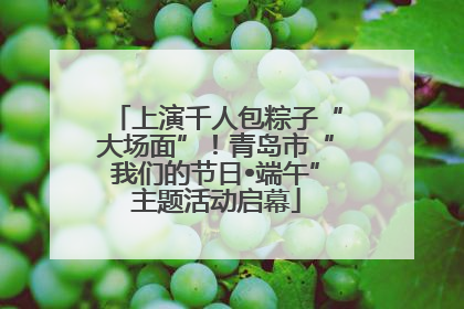 上演千人包粽子“大场面”！青岛市“我们的节日•端午”主题活动启幕
