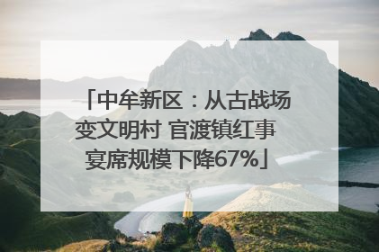 中牟新区：从古战场变文明村 官渡镇红事宴席规模下降67%
