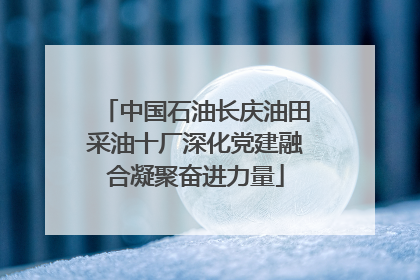 中国石油长庆油田采油十厂深化党建融合凝聚奋进力量