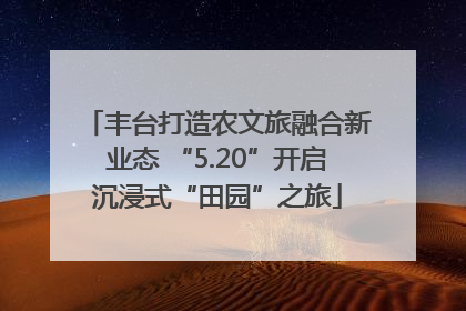 丰台打造农文旅融合新业态 “5.20”开启沉浸式“田园”之旅