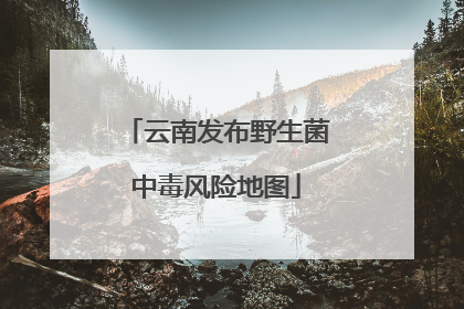 云南发布野生菌中毒风险地图