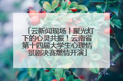 云新闻现场丨聚光灯下的心灵共振！云南省第十四届大学生心理情景剧决赛燃情开演