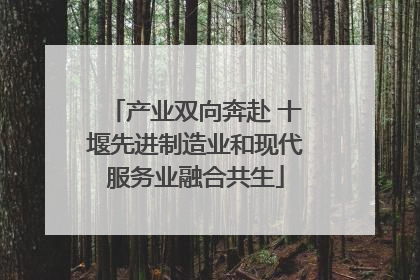 产业双向奔赴 十堰先进制造业和现代服务业融合共生