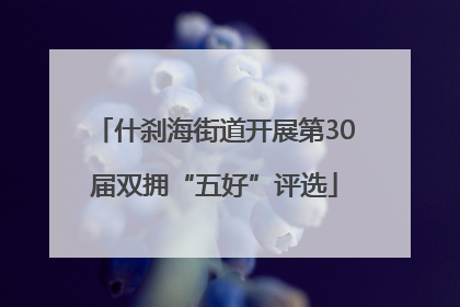 什刹海街道开展第30届双拥“五好”评选