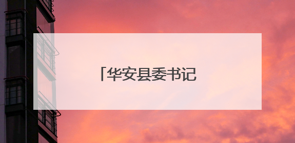 华安县委书记会见重点客商