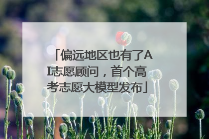偏远地区也有了AI志愿顾问，首个高考志愿大模型发布