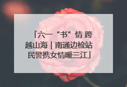 六一“书”情 跨越山海｜南通边检站民警携女情暖三江