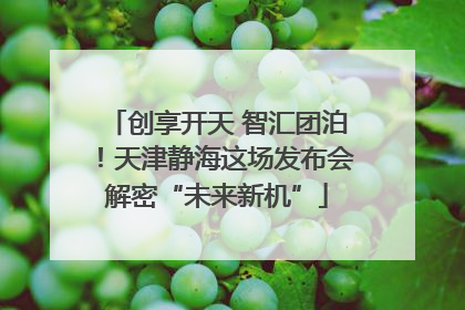 创享开天 智汇团泊！天津静海这场发布会解密“未来新机”
