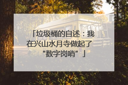 垃圾桶的自述：我在兴山水月寺做起了“数字岗哨”