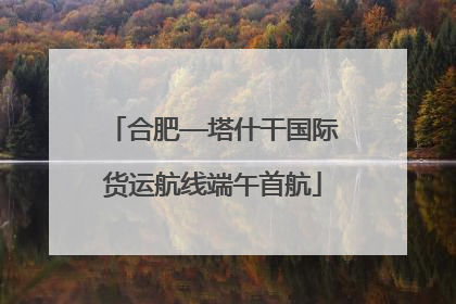 合肥—塔什干国际货运航线端午首航