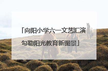 向阳小学六一文艺汇演勾勒阳光教育新图景