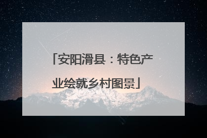 安阳滑县：特色产业绘就乡村图景