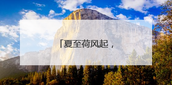 夏至荷风起，石门绘新景