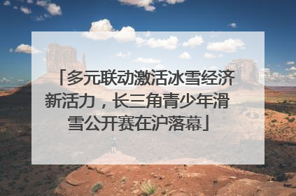 多元联动激活冰雪经济新活力，长三角青少年滑雪公开赛在沪落幕