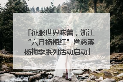 征服世界味蕾，浙江“六月杨梅红”暨慈溪杨梅季系列活动启动