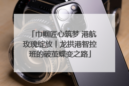 巾帼匠心筑梦 港航玫瑰绽放丨龙拱港智控班的破茧蝶变之路