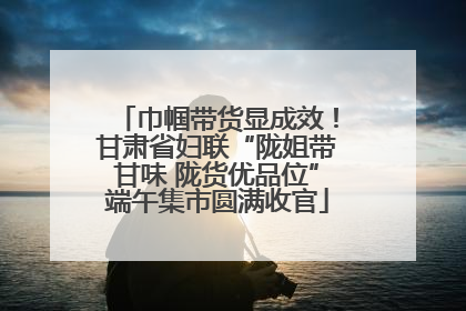 巾帼带货显成效！甘肃省妇联“陇姐带甘味 陇货优品位”端午集市圆满收官