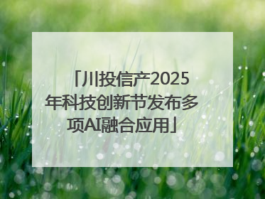 川投信产2025年科技创新节发布多项AI融合应用