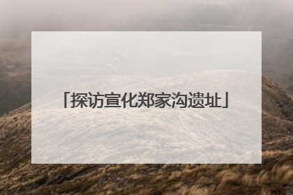 探访宣化郑家沟遗址