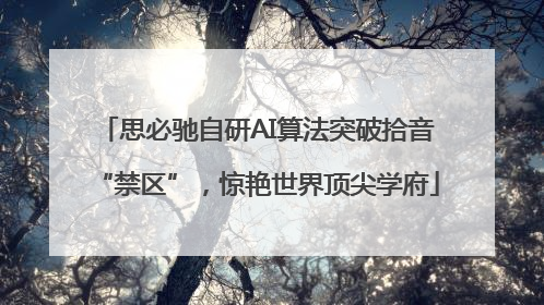 思必驰自研AI算法突破拾音“禁区”，惊艳世界顶尖学府