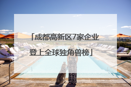 成都高新区7家企业登上全球独角兽榜