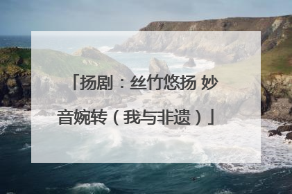 扬剧：丝竹悠扬 妙音婉转（我与非遗）