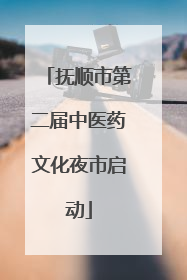 抚顺市第二届中医药文化夜市启动