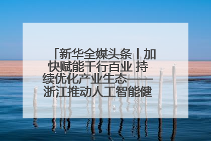 新华全媒头条丨加快赋能千行百业 持续优化产业生态——浙江推动人工智能健康有序发展观察