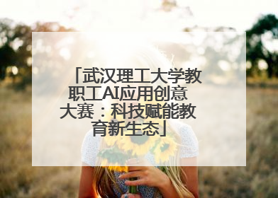 武汉理工大学教职工AI应用创意大赛：科技赋能教育新生态