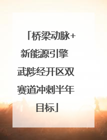 桥梁动脉+新能源引擎 武陟经开区双赛道冲刺半年目标