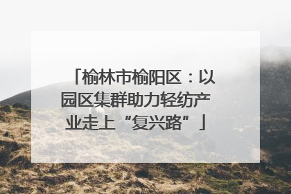 榆林市榆阳区：以园区集群助力轻纺产业走上“复兴路”