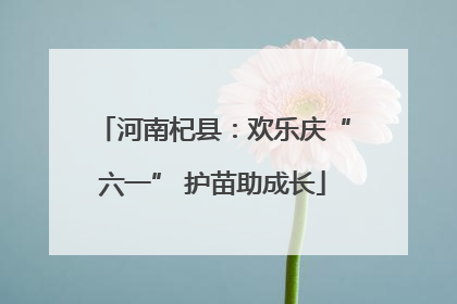 河南杞县：欢乐庆“六一” 护苗助成长