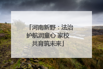 河南新野：法治护航润童心 家校共育筑未来
