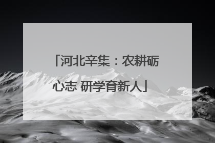 河北辛集：农耕砺心志 研学育新人
