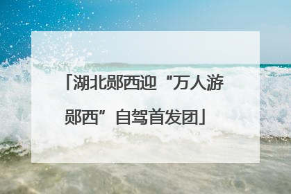 湖北郧西迎“万人游郧西”自驾首发团
