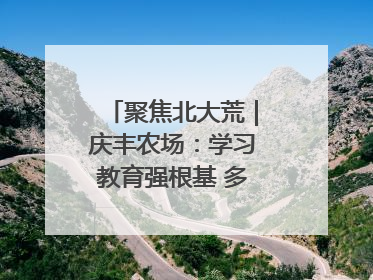 聚焦北大荒｜庆丰农场：学习教育强根基 多管齐下助发展