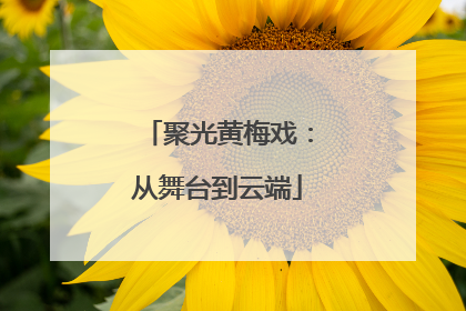 聚光黄梅戏：从舞台到云端