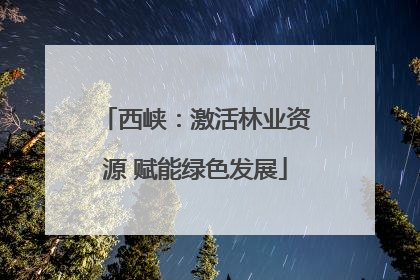 西峡：激活林业资源 赋能绿色发展