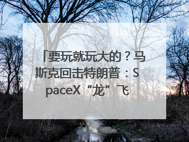 要玩就玩大的？马斯克回击特朗普：SpaceX“龙”飞船将立即退役！