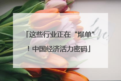 这些行业正在“爆单”！中国经济活力密码