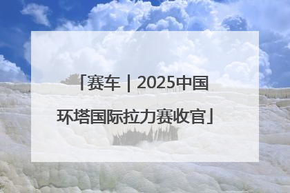 赛车｜2025中国环塔国际拉力赛收官